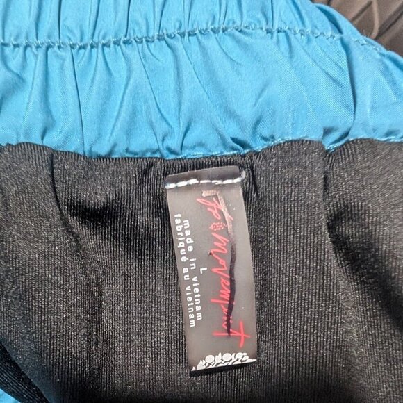 NEW! FP Movement | Get Your Flirt On Embroidered Shorts In Blue/Black - Picture 5 of 11